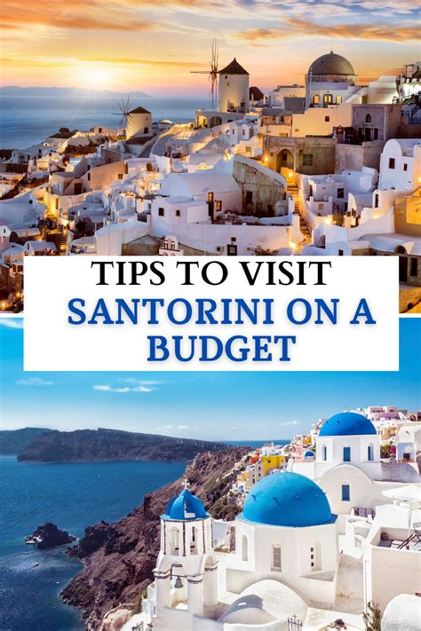 Santorini budget