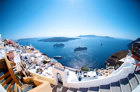 Santorini port view
