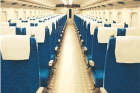 Sanyo Shinkansen interior
