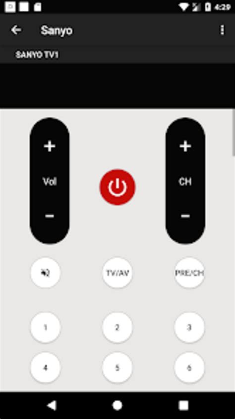 Simplified Sound Control: Sanyo Soundbar Remote App for Android