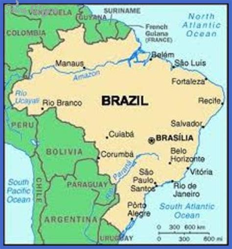 Sao Paulo Map Tourist Attractions