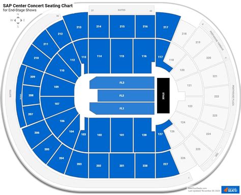 Sap Center At San Jose Seating Chart
