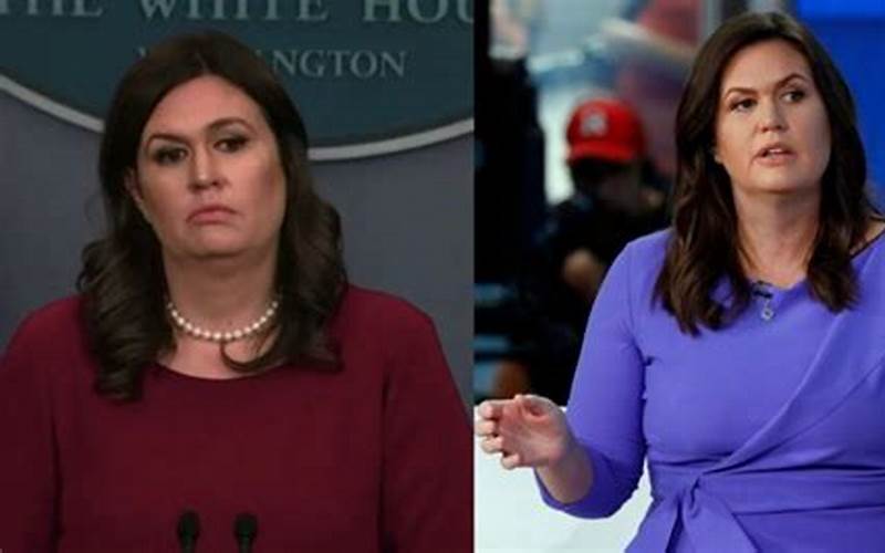 Sarah Huckabee Sanders Talking About Weight Loss