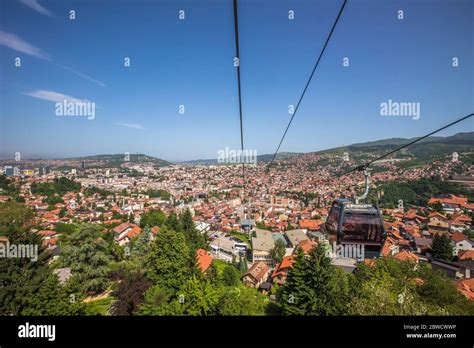 Sarajevo Cable Car view