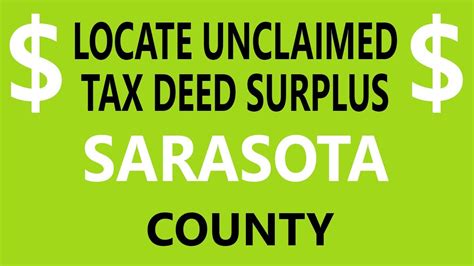Sarasota County Fl Property Tax Records