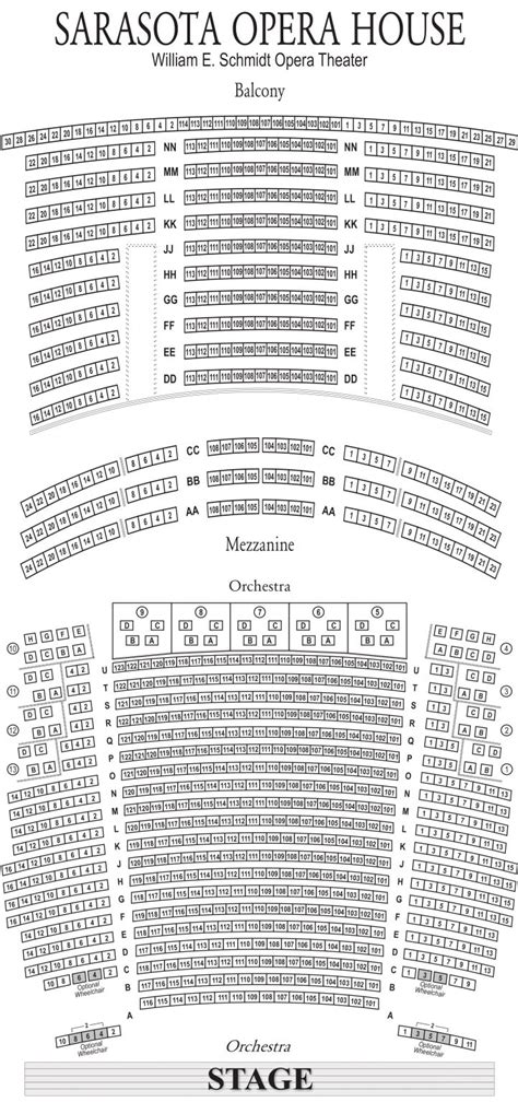 Sarasota Opera House Seating Chart