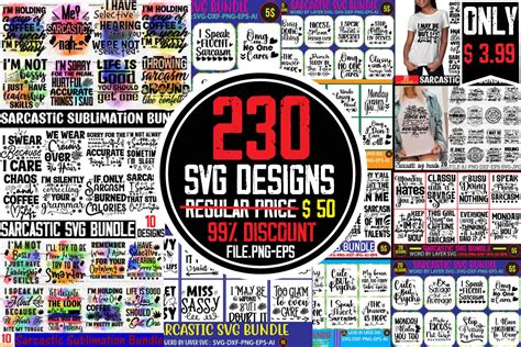 Download Sarcastic Designs Mega Bundle|Design Files DXF Files