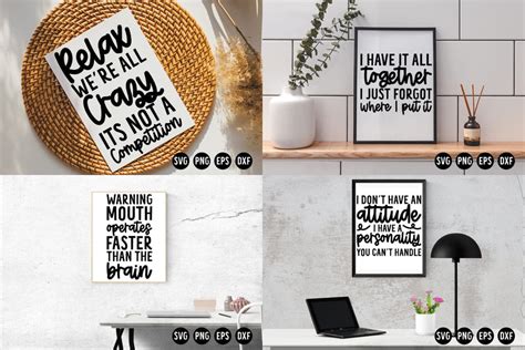 Download Sarcastic Quote Bundle Files Free PSD Mockups