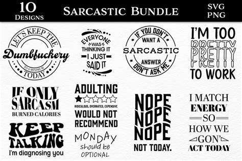 Download Sarcastic Sassy Bundle Files