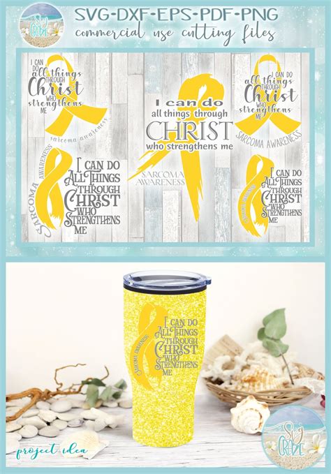 Download Sarcoma Awareness Svg Files DXF Files