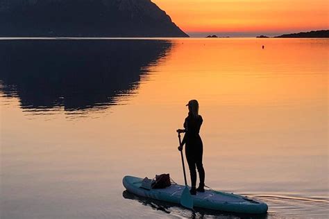 Sardinia sunset paddleboarding