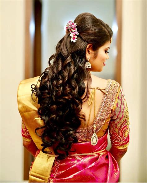 Saree Hairstyle Images