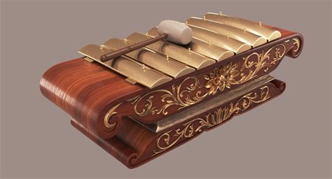 Saron instrument gamelan