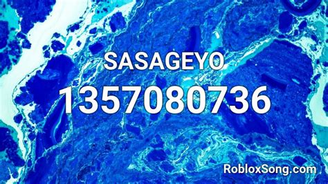 Sasageyo (ZOぞ) Roblox ID - Roblox music codes