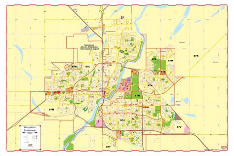 Saskatoon Postal Codes Map