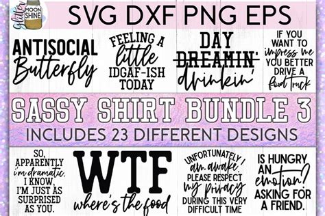 Download Sassy Bundle DXF Files