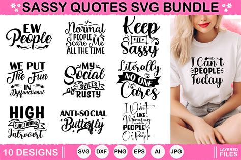 Download Sassy Quotes Bundle For Crafts