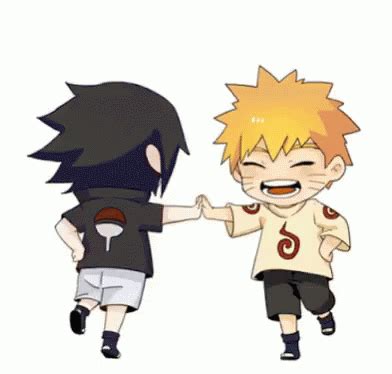 Sasuke And Naruto Dancing Gif