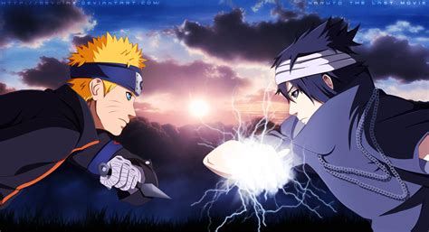 Sasuke And Naruto Fight