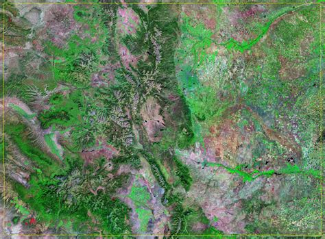 Satellite View Of Colorado