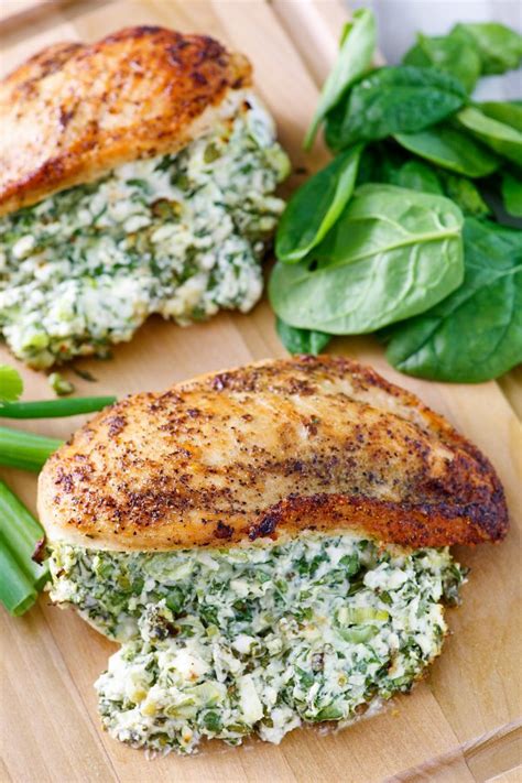 Satisfying Spinach and Feta Stuffed Chicken Breast