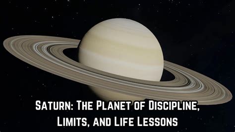 Saturn Testing Your Limits and Teaching Discipline
