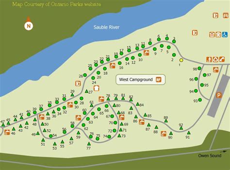 Sauble Falls Ontario Parks