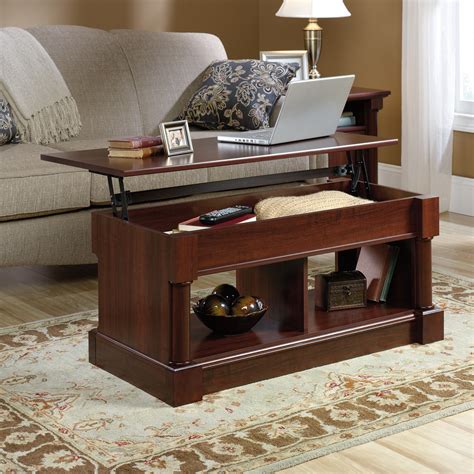 Sauder Sauder Palladia Lift Top Coffee Table in Select Cherry The Home Depot Canada
