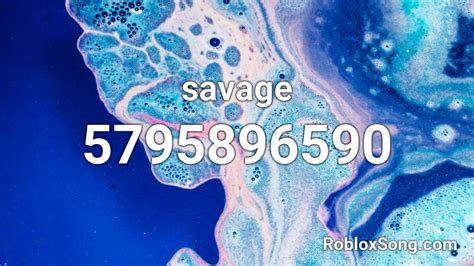 Savage Roblox ID