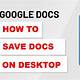 Save Google Doc As Template