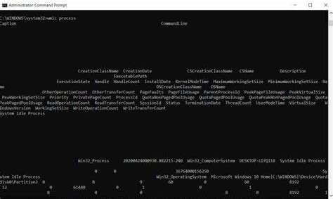 Save Processes To File Using WMIC