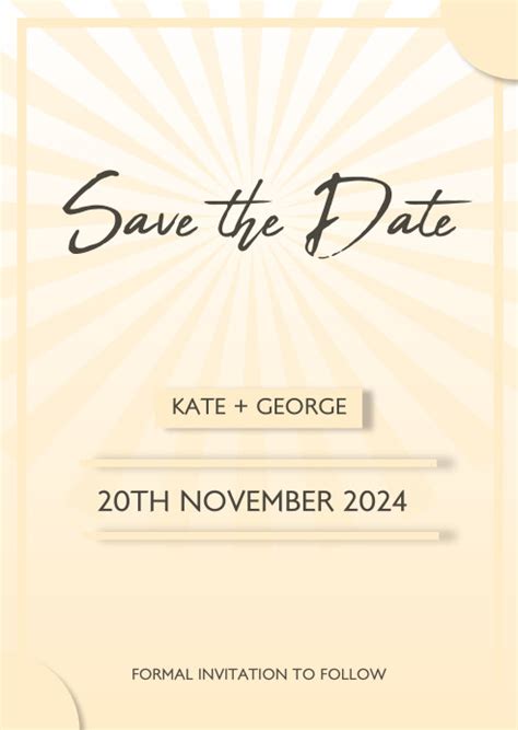 Save The Date Flyer Template Word