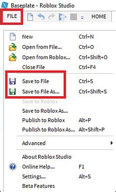 Save as tries to publish the game instead of saving it as a file 