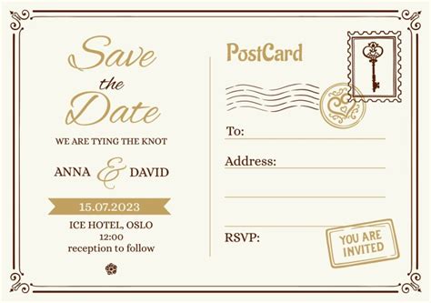 Save the Date Postcard Templates | Letter Example Template