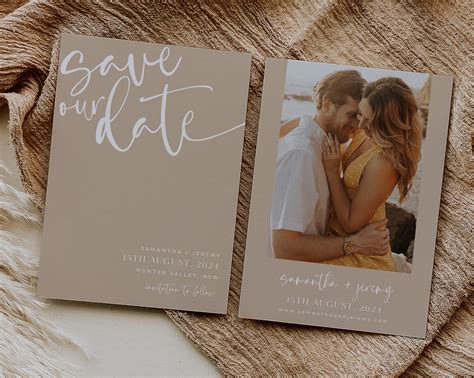 15+ Rustic SavetheDate Designs and Examples Examples