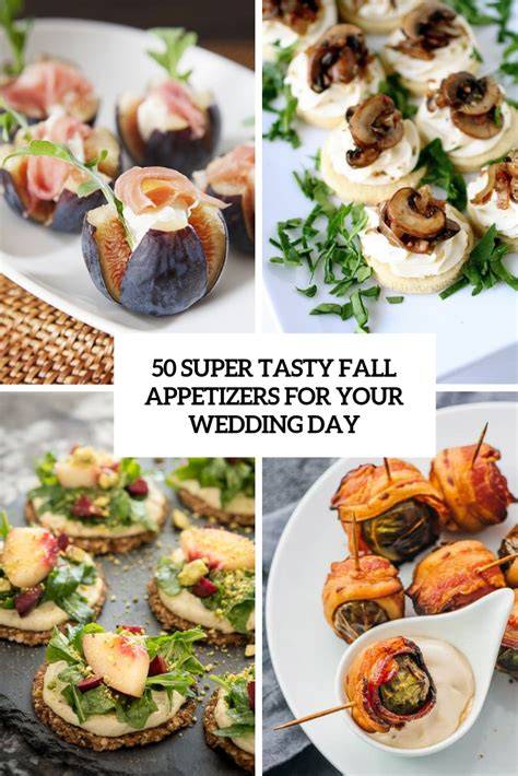Savory Fall Wedding Appetizers
