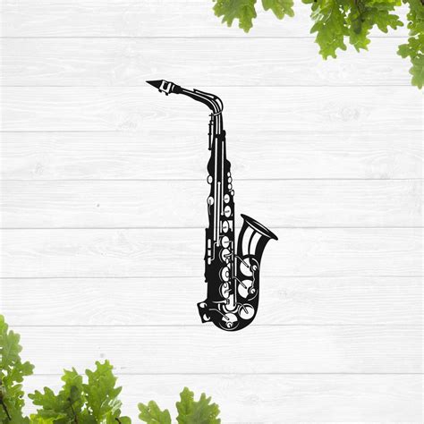 Discover the Soulful Charm of Saxophone SVG: Jazz Up Your Designs!