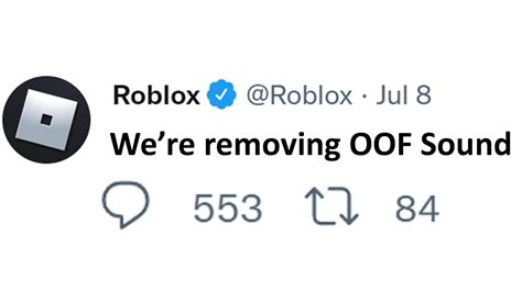 Say GOODBYE to the Roblox OOF Sound - YouTube