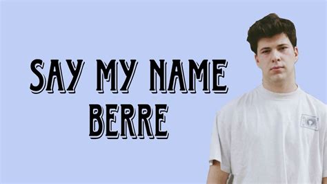 Say My Name Traduction
