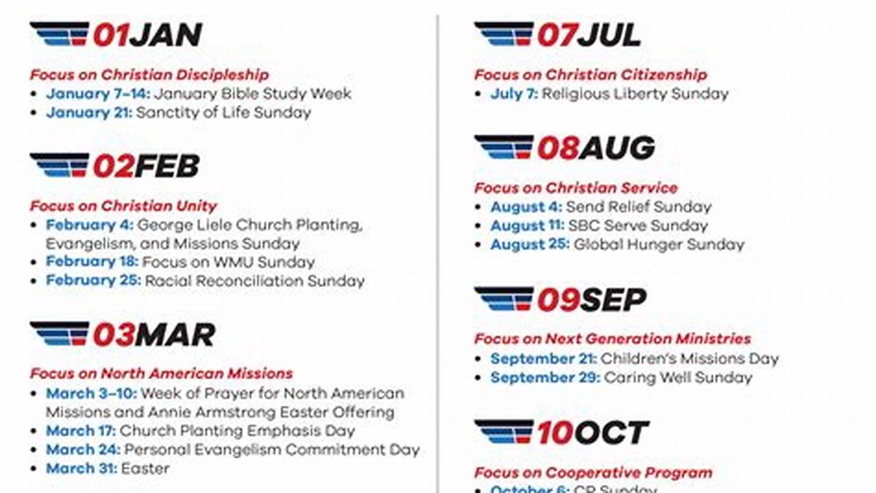 Sbc 2024 Calendar Weekly