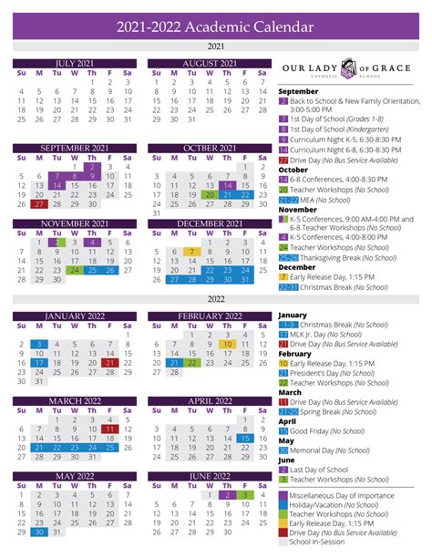 Sc Connections Academy Calendar