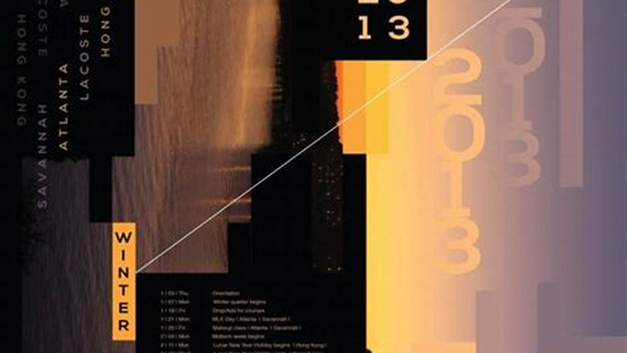 Scad Spring Calendar