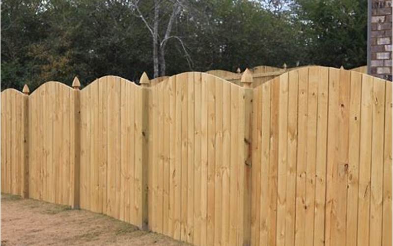 Scallop Wood Privacy Fence: The Perfect Addition To Your Property