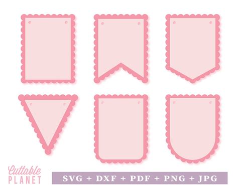 Scalloped Banner Template