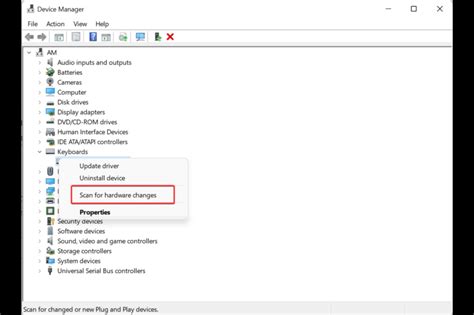 Scan For Hardware Changes