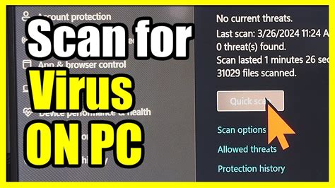 Scan PC for Viruses and Malware