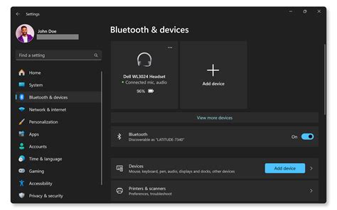 Scan for Available Bluetooth Devices