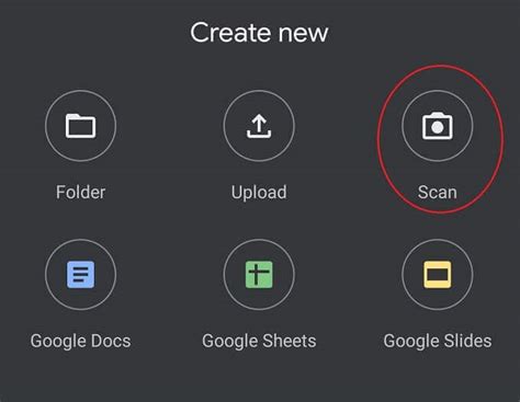 Scanning Documents with Google Drive