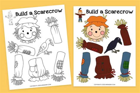 Scarecrow Craft Printable