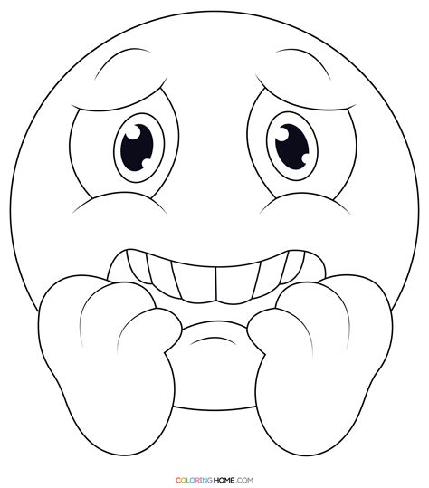 Scared Coloring Pages